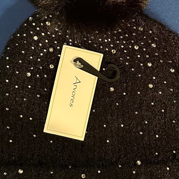 New! Arvores Gemstone Bling Beanie With & Without Pom Pom (K103) - Picture 13 of 13